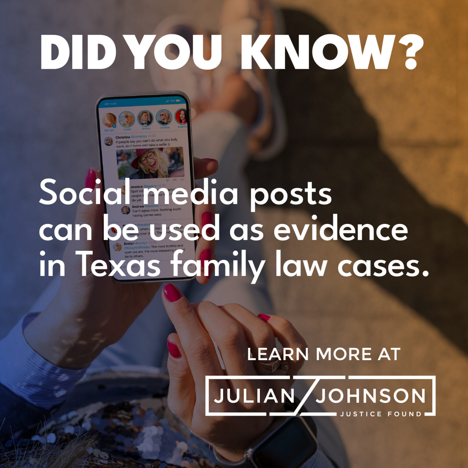 What to Know About Social Media Posts - JulianJohnson, P.C.